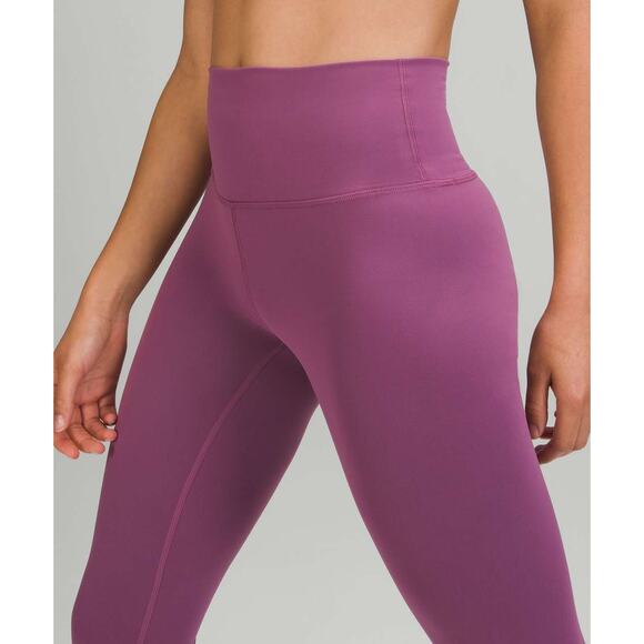 Lululemon Wunder Train High-Rise Tight 25" Size 4 Plum Purple - Picture 5 of 9